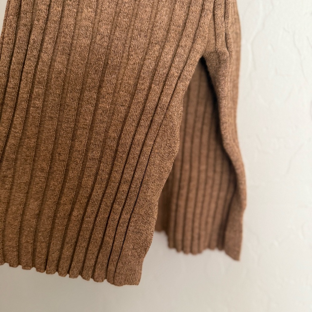 SNDYS. Ribbed Sweater Dress Size Small S Brown / Tan Revolve - Picture 5 of 7